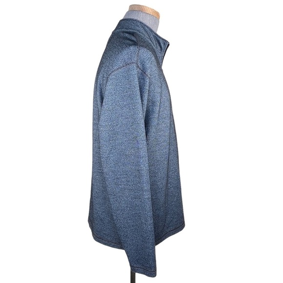 ROWM 1/4 Zip Charcoal Pullover With Copper Colored Stitching. XXL EUC - Picture 5 of 13